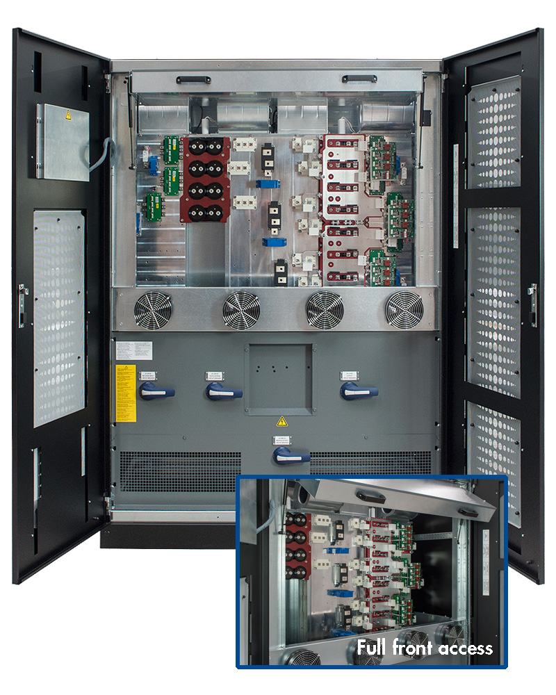 Borri UPS Ingenio MAX 400-500 kVA inside view